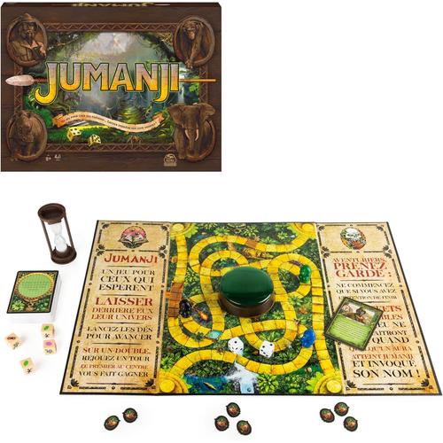 Version Jeu De Voyage Version Jeu De Voyage Jeu Jumanji - Retro Nouvelle Edition - Jeu De Société Pour Toute La Famille Avec Plateau De Jeu, Nombreux