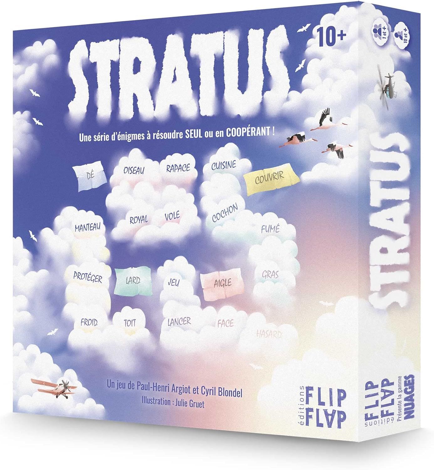 Stratus - Flip Flap Editions - Jeu De Société Enfants - Jeu De Société Langage - Jeu De Société Mots - Jeu De Société Mode Solo