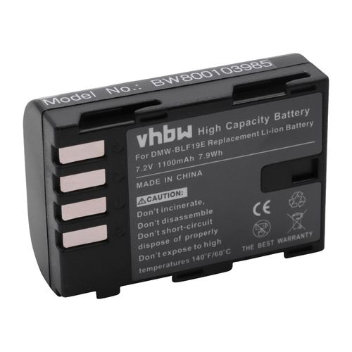 vhbw Batterie compatible avec Sigma SD Quattro appareil photo digital reflex APRN (1100mAh, 7,2V, Li-ion)