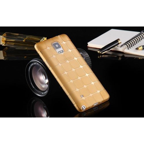 Coque Samsung Galaxy Note 4 Magic Cube Or Silicone Semi-Rigide (Tpu)