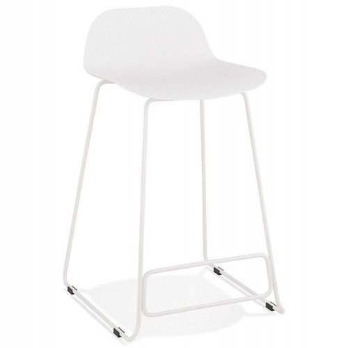 Tabouret De Bar "Blitz" 85cm Blanc