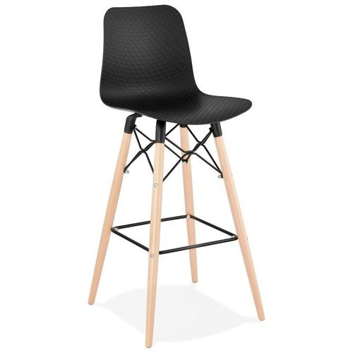 Paris Prix - Tabouret De Bar Design "Marlina" 112cm Noir