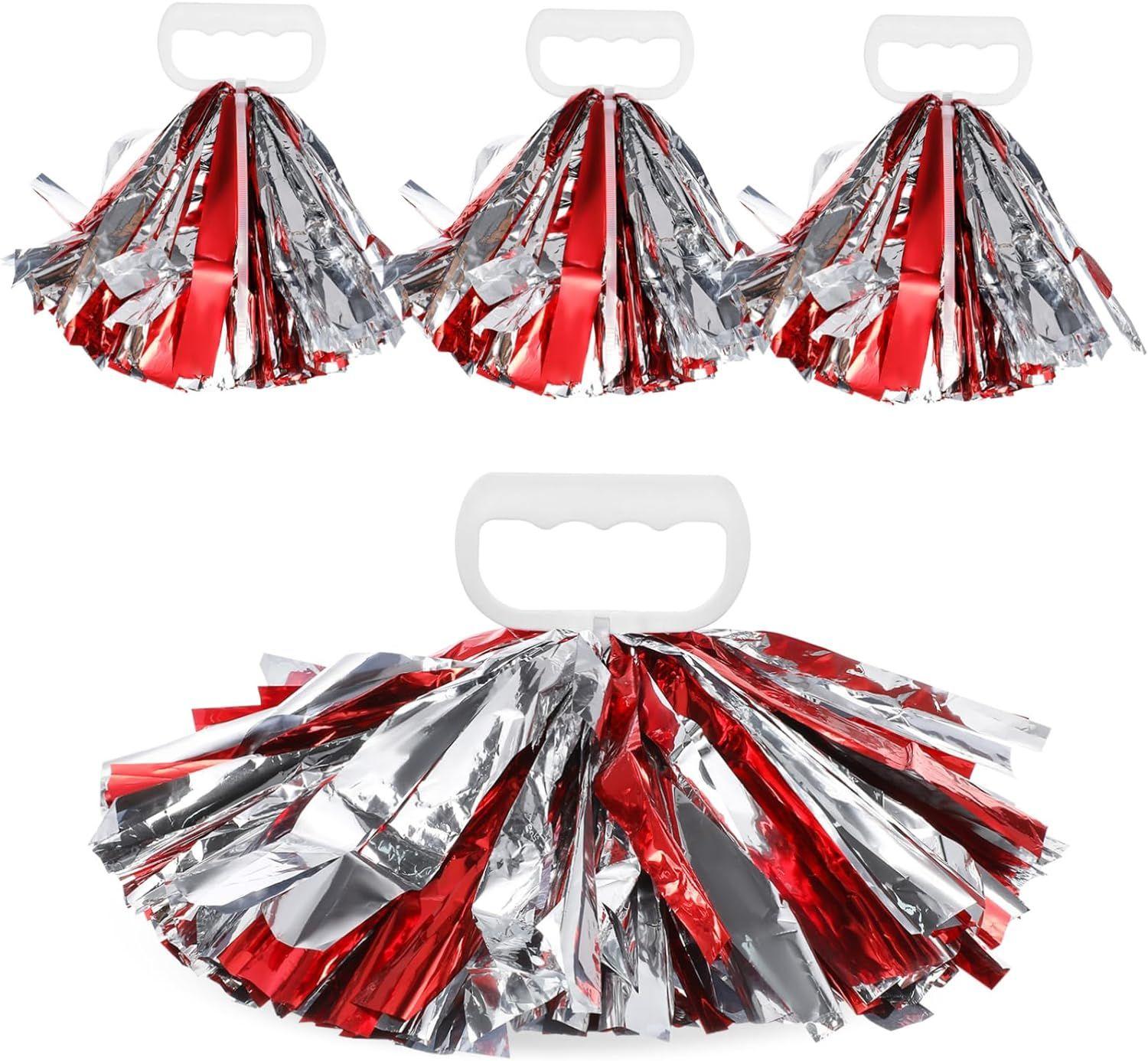 Multix4pcs 16 Pices Boule De Fleur De Cheerleading Pompons ... - 4