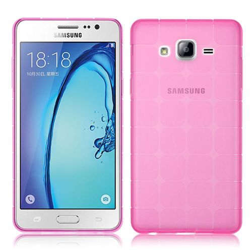 Coque Samsung Galaxy J5 J500 (2015) Magic Cube Rose Silicone Semi-Rigide (Tpu)