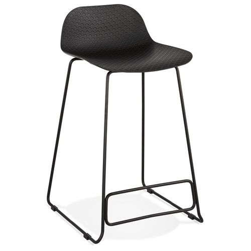Tabouret Snack Mi-Hauteur 'babylos Mini' Noir Design