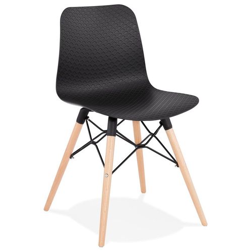 Chaise Scandinave 'tonic' Noire Design