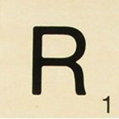 Grande Lettre En Bois Façon Scrabble 10 Cm Lettre R
