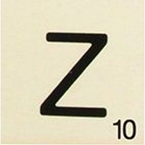 Grande Lettre En Bois Façon Scrabble 10 Cm Lettre Z