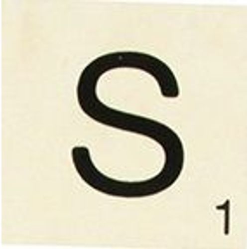 Grande Lettre En Bois Façon Scrabble 10 Cm Lettre S