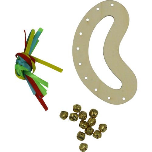 Poignée À Grelot Pour Enfant Instrument En Bois À Décorer