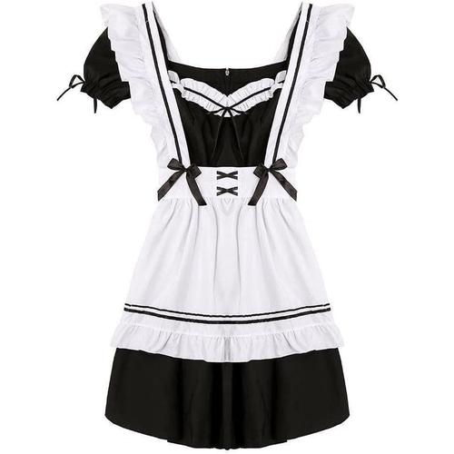 Costume De Soubrette Mignon Noir Et Blanc 2023 Pour Filles Et Femmes ¿ Jolie Robe De Soubrette ¿ Tenue De Déguisement D'animation Japonaise