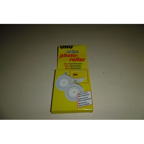 Paquet De 2 Recharges Colle Pour Photo Pour Roller Colle Uhu 46195