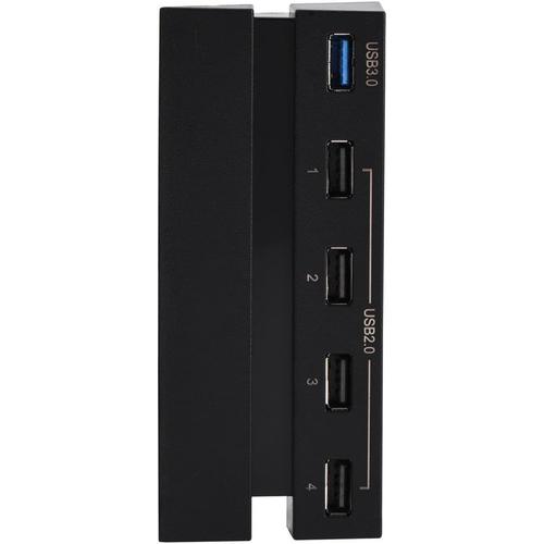 Hub Usb Pour Ps4 Hub Usb Pour Console Ps4 Abs Noir Haute Vitesse 5 Ports Usb Hub 2.0 3.0 Adaptateur De Contrôleur De Hub D'extension Pour Console De Jeu Ps4