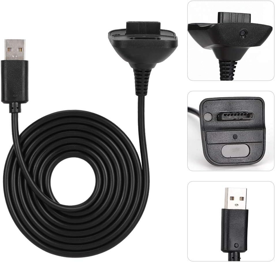Chargeur Pour Manette Xbox 360 X360 Cble Xbox 360 Abs Cble... - 3