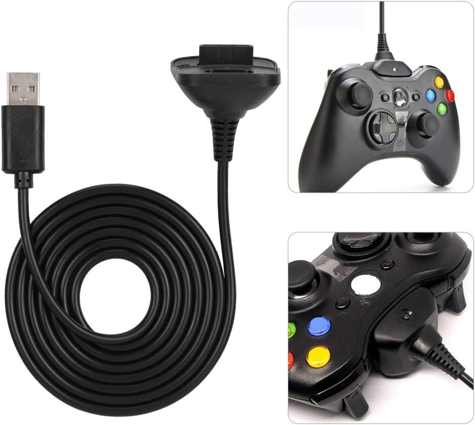 Chargeur Pour Manette Xbox 360 X360 Cble Xbox 360 Abs Cble... - 4