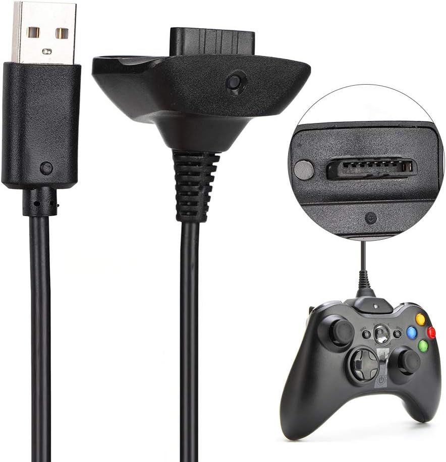 Chargeur Pour Manette Xbox 360 X360 Cble Xbox 360 Abs Cble... - 5