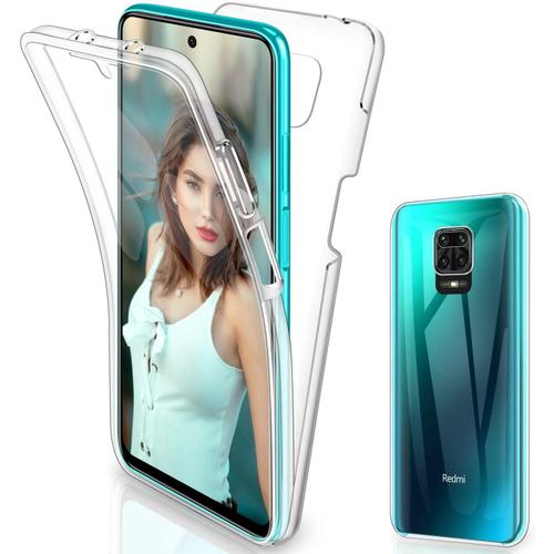 Gnews Coque Pour Xiaomi Redmi Note 9s Housse Transparent Silicone Tpu Case Intégral 360 Degres Full Body Protection Coque Etui Pour Xiaomi Redmi Note 9s Note 9 Pro Note 9 Pro Max