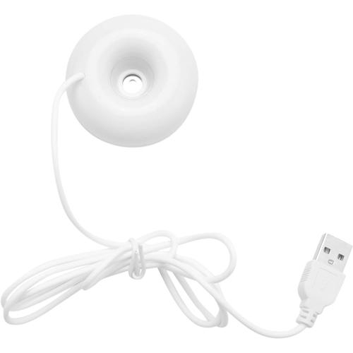 Humidificateur usb en forme de Donuts blanc pour le bureau Mini humidificateur portable creatif Purificateur d'air blanc