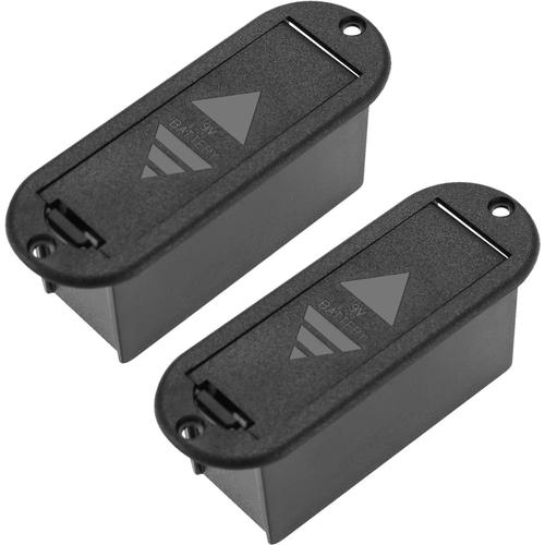 Lot De 2 Compartiments À Piles 9 V Pour Micros De Guitare, Accessoires De Guitare 81 X 29 X 30 Mm, Style A