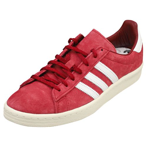 Adidas Campus 80s Homme Baskets Mode Burgogne Blanc - 44 2/3