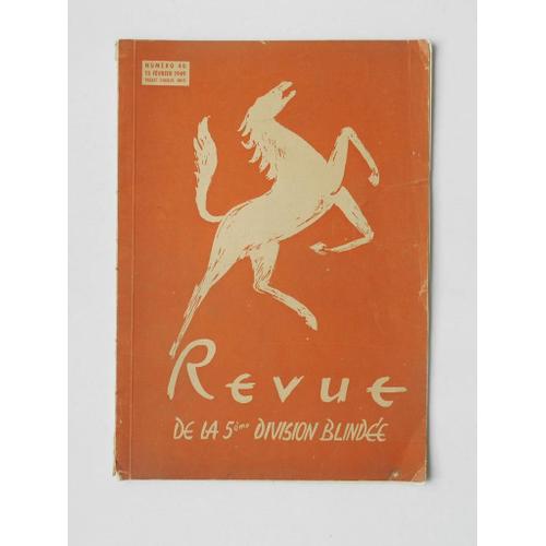 Revue De La 5ème Division Blindée N° 40 (1959)