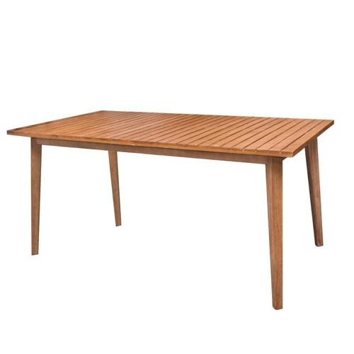 Table De Jardin De Repas Rectangulaire En Bois - Huraa