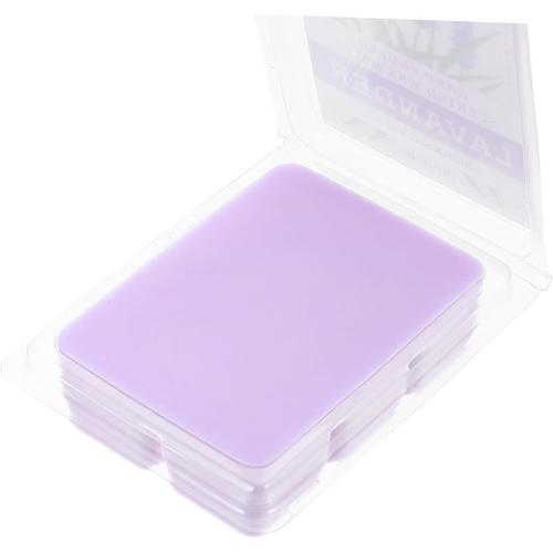 3 Pièces Cire De Soja Parfumée Jolies Bougies Maison Fond De Cire Premium Parfum D'ambiance Blocs De Bougies Bougie Parfumée Décor Violet,mauve Paraffine Huile Essentielle Bureau