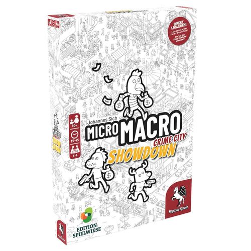 Pegasus Spiele Micromacro: Crime City 4 ? Showdown Jeu De Soci?T? Fam