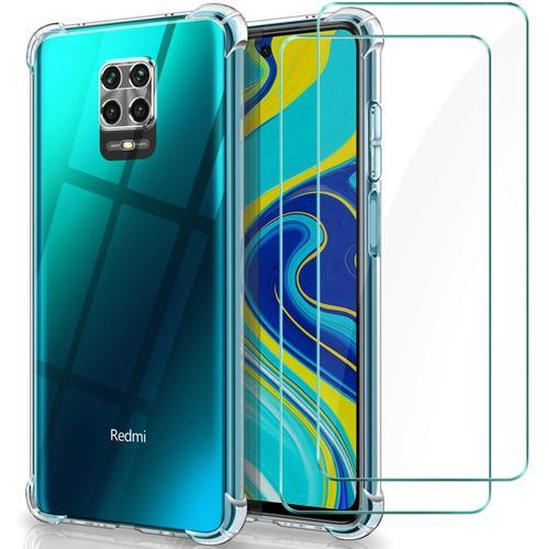 Coque Pour Xiaomi Redmi Note 9s/ Xiaomi Redmi Note 9 Pro + 2 X Verre Trempé