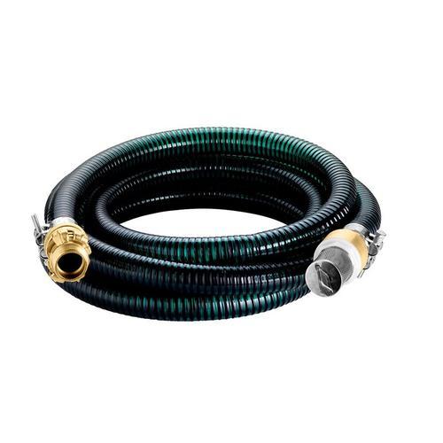 Metabo Set de flexible d'aspiration avec robinetteries en laiton 4 m, 1'', 25 mm - 628797000