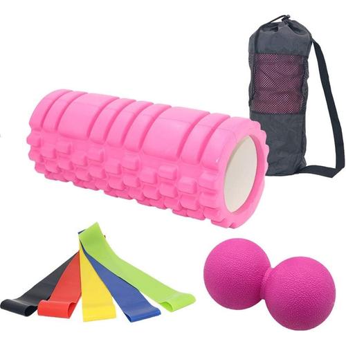 Pink Foam Roller Rouleau En Mousse Sport Exercice Rouleau Rouleau Masseur Rouleau En Mousse Pour Massage Profond De Tissu Musculaire