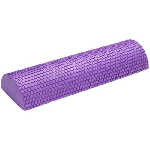 Purple Rouleau De Fascia Massage Semi-Circulaire Eva Mousse Vague Yoga Pilates Équipement De Fitness Avec Massage Point Flottant Rouleau De Mousse Bloc De Yoga-Purple||45cm