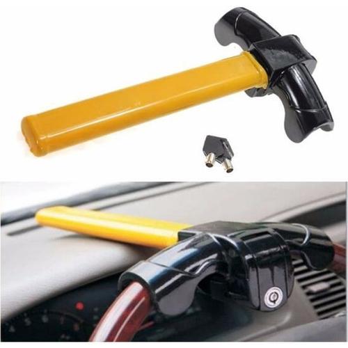 Toptw Volant Antivol Voiture Serrure Bloque Canne Sécurité Universel +2 Clefs