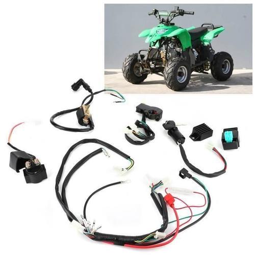 Dt08912-Fil D'allumage Kit De Faisceau De Câbles Du Moteur À Démarrage Électrique Pour 50cc 110cc 125cc Moto Cross Pit Quad Atv-Duo