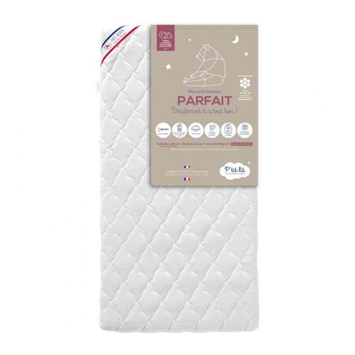 Matelas Bébé Déhoussable Faces Été / Hiver Parfait 60x120