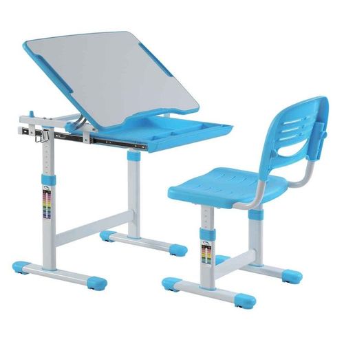 Paris Prix - Bureau & Chaise Enfant "Comfortline" 66cm Bleu