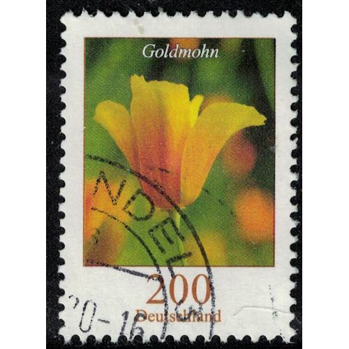 Allemagne 2006 Oblitéré Used Fleur Goldmohn Pavot D'or Coquelicot Doré Su