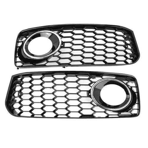 Brave-Hai Cikonielf Grilles Antibrouillard Remplacement De Grilles De Phare Antibrouillard De Voiture 2 Pièces Avec Ouverture Galva