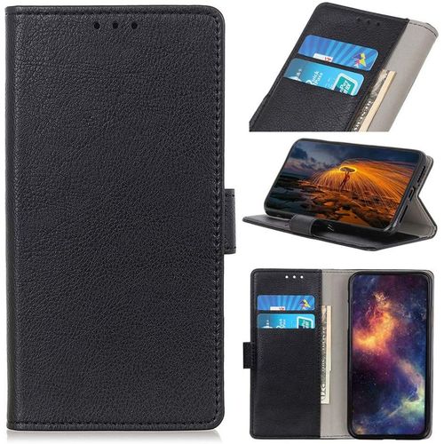 Rétro Coque Pour Oneplus 7,Housse Motif Cheval Fou En Cuir Case Portefeuille Etui Stand Support Et Carte Slot Fermeture Magnétique (Noir)