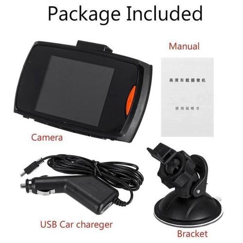 27 Pouces 1080p 170degree Caméra Voiture Véhicule Dvr Enregistreur Vidéo Dash Cam Noir,Cadeau