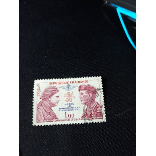 Timbre France Parachutistes 1973 Tp21