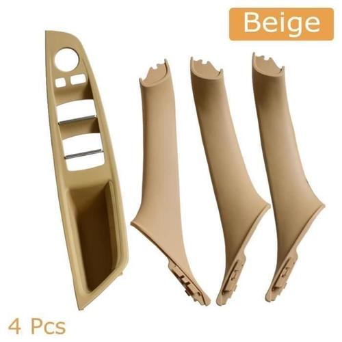 Cosmos-Beige-4pcs - Panneau Intérieur De Porte De Voiture En Plastique Abs Poignée De Berline Garniture De Tractio