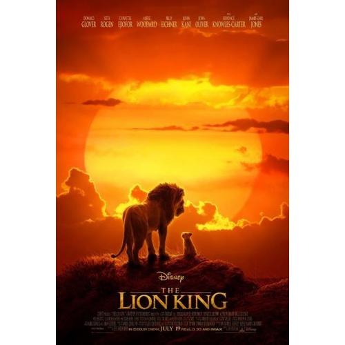 Le Roi Lion (The Lion King) - Véritable Affiche De Cinéma Pliée - Format 40x60 Cm - De Jon Favreau - 2019