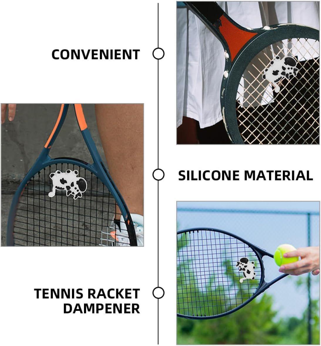 Comme Indiqux2pcs 8 Pices Raquette De Tennis Amortisseur R... - 2