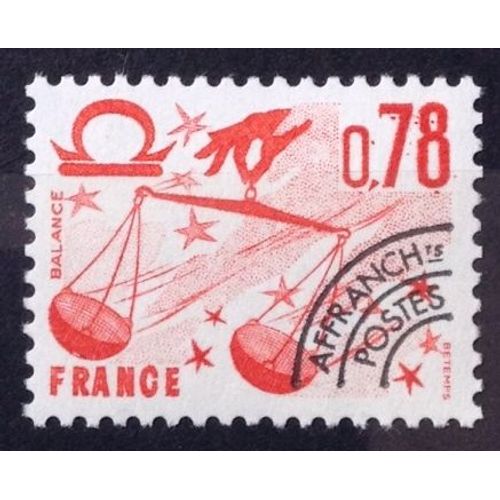 Préoblitéré Signes Zodiaque - Balance 0,78 (Impeccable N° 155) Neuf** Luxe (= Sans Trace De Charnière) - France Année 1978 - N29330