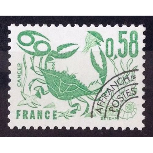Préoblitéré Signes Zodiaque - Cancer 0,58 (Impeccable N° 150) Neuf** Luxe (= Sans Trace De Charnière) - France Année 1978 - N29371