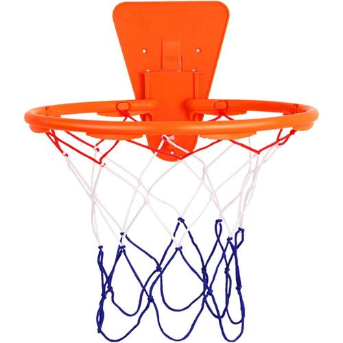 Grand Panier De Basket-Ball + Sac En Filet (39 Jante De Basket-Ball De Rechange À Fixation Murale Avec Filet, Panier Suspendu D'intérieur Et D'extérieur Pour Enfants Et Adultes