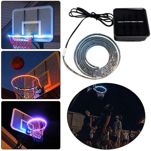 Lumières De Cercle De Basket-Ball À Led, Idéales Pour Les Jeux D'entraînement Pour Enfants Adultes 3 Sur 3 Lumières De La Jante De Basket-Ball, Lumière Led De La Jante De Basket-Ball Lumineuse