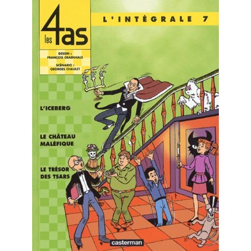 Les 4 As L'intégrale Tome 7 - L'iceberg, Le Château Maléfique, Le Trésor Des Tsars