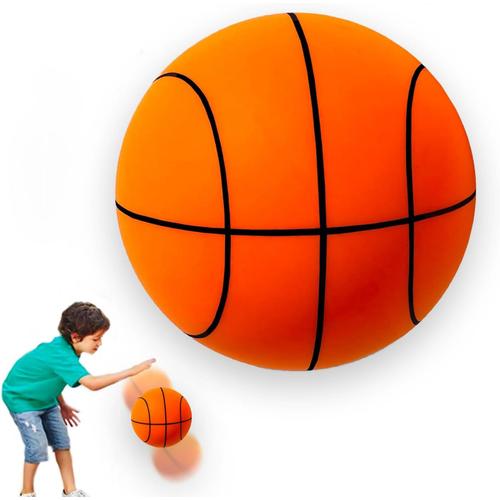 Ballon De Basket En Mousse Airslam® Ballon De Basket En Mousse Silencieux 24 Cm | Jeu Intérieur Pour Enfants | Ne Fait Pas De Bruit | Balle Silencieuse Basketball | Jouet Lavable, Durable &